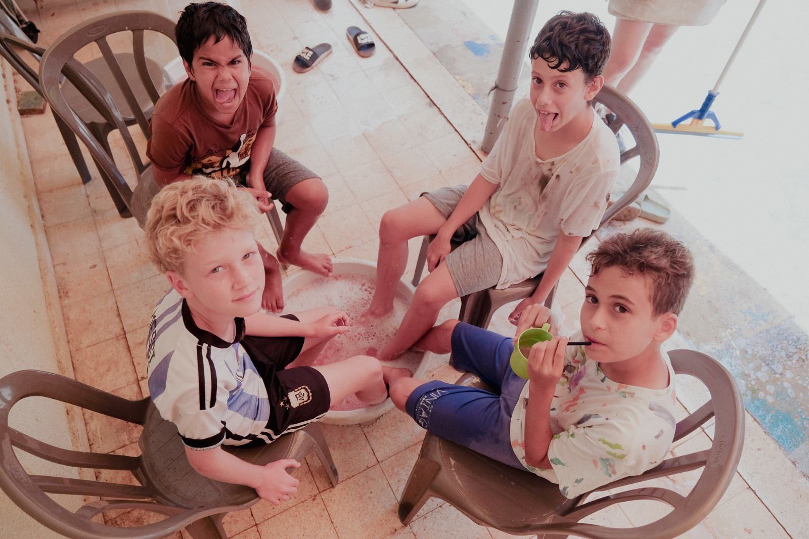 "ספא" לילדים בקיבוץ אילון (צילום: דוד טברסקי) "ספא" לילדים בקיבוץ אילון (צילום: דוד טברסקי)