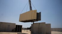 עבודות להקמת מתחמי סיוע וחלוקת מזון בדרום רצועת עזה (צילום: דובר צה״ל)