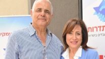 כנרת נחמן שלו, יו"ר ההסתדרות במרחב עמקים, ועבד אל-עזיז שלבי, רכז האיגוד המקצועי במרחב (צילום: מרחב עמקים)
