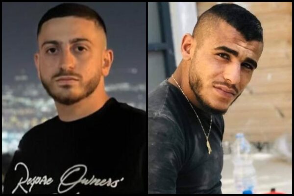 פיראס אבו פאנה (מימין) נרצח בכפר קרע, מילארד שחאדה נרצח באבו סנאן (צילום: רשתות, סעיף 27א)