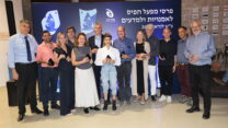 הזוכים בפרס מפעל הפיס (צילום: רפי דלויה)