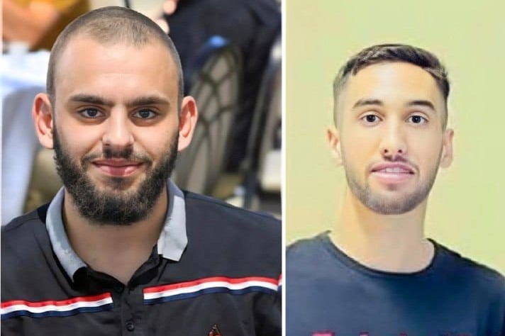 המחבלים מוסנא נג'י עמרו מהכפר קובייבה ומוחמד בסאם טאהה מקטאנה (צילום: 27א') המחבלים מוסנא נג'י עמרו מהכפר קובייבה ומוחמד בסאם טאהה מקטאנה (צילום: 27א')