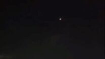 תיעוד היירוט בשמי ירושלים (צילום: רשתות חברתיות, ס' 27א')