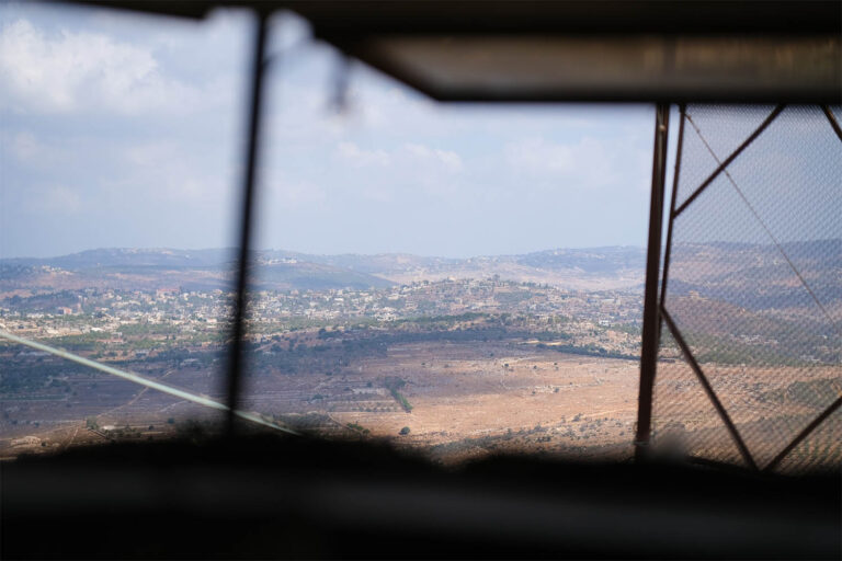 תצפית ממוצב בירנית. המדינה מגדירה את הפסקת האש כהצלחה (צילום: דוד טברסקי)