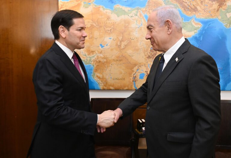 ראש הממשלה בנימין נתניהו ומזכיר המדינה של ארה"ב מרקו רוביו (צילום: חיים צח/ לע"מ)