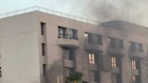 פגיעת הכטב"ם במלון ג'ייקוב באילת (צילום: רשתות חברתיות, לפי סעיף 27א לחוק זכויות היוצרים)
