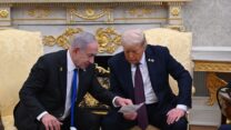 פגישת נתניהו וטראמפ בבית הלבן (צילום: אבי אוחיון, לע"מ)