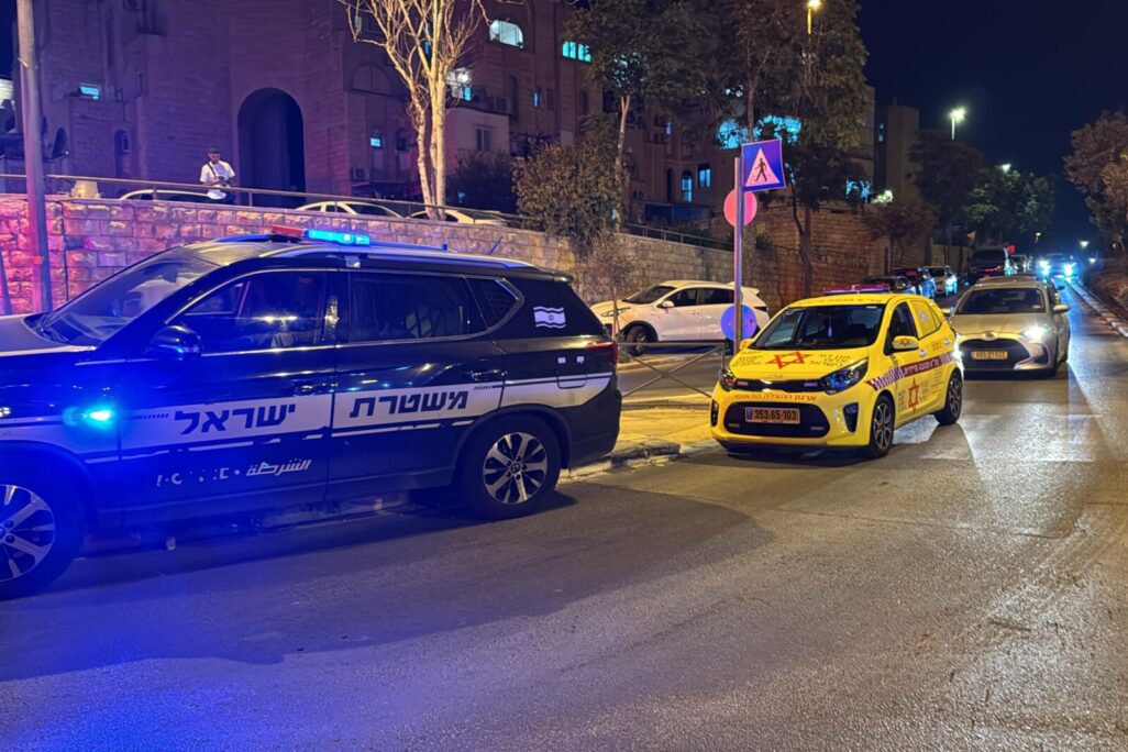 זירת הרצח בירושלים (צילום: תיעוד מבצעי מד"א)