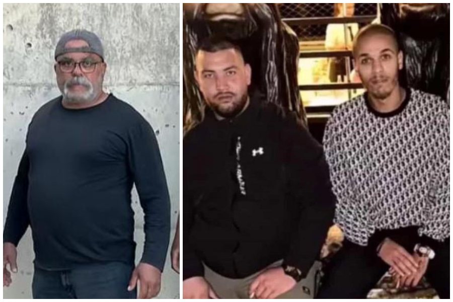 מחמוד תאופיק ג'ורבאן (מימין) ועימאד עיסא עמאש; עלאא שרוף (צילום: רשתות חברתיות, לפי סעיף 27א לחוק זכויות היוצרים)