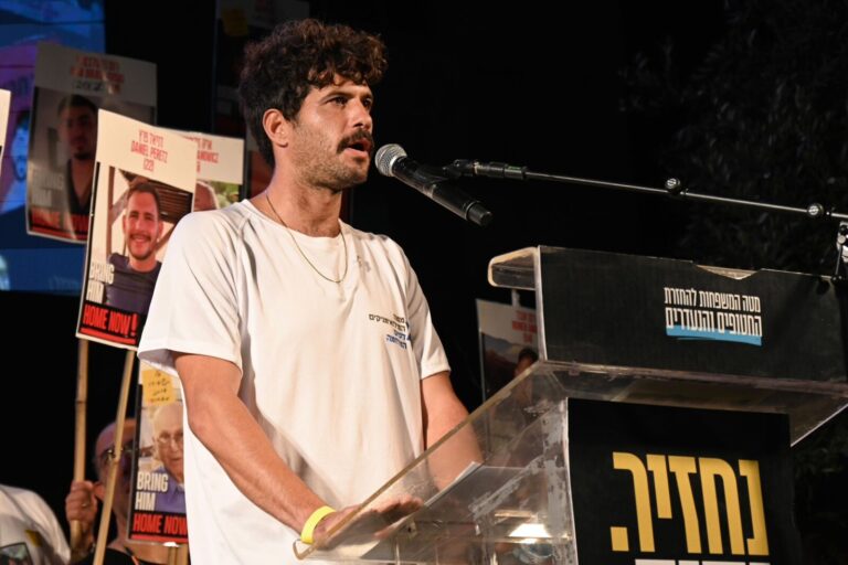 הלל גרדי. "עצרו את הפילוג ואת ההתקפות על המשפחות" (צילום: אוריאל אבן ספיר)