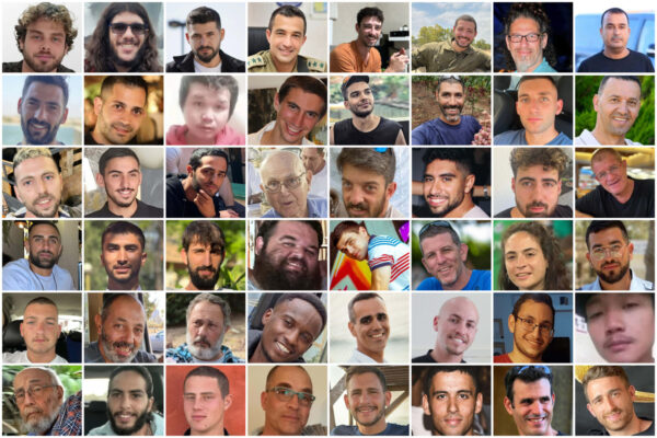 החטופים החיים והחללים בשבי חמאס (גרפיקה: דבר)