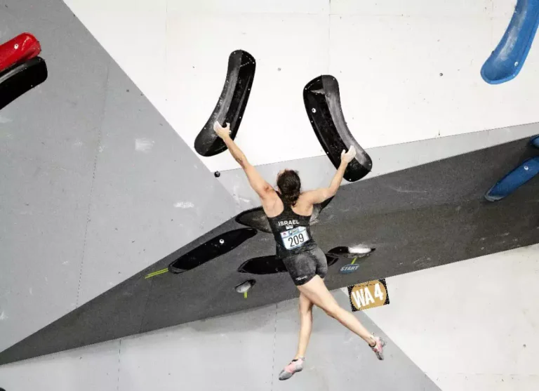 כרם מטפסת באליפות אירופה 2024 (צילום: צילום: IFSC התאחדות הטיפוס העולמית)