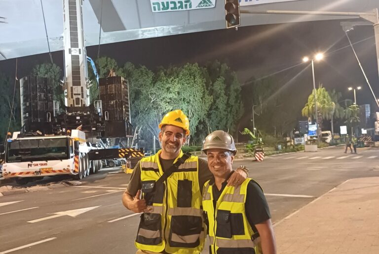 יגאל ג'אן (מימין) ואמיר שמעוני. "עשינו כל מה שצריך כדי שאף אחד לא ייפגע" (צילום: אמיתי פרץ)