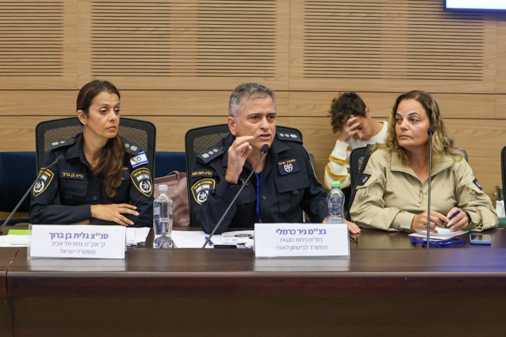 נצ"מ ניר כרמלי בדיון הוועדה לביטחון לאומי בנושא "הרחבת סמכויות כיתות הכוננות (צילום: דני שם טוב, דוברות הכנסת) נצ"מ ניר כרמלי בדיון הוועדה לביטחון לאומי בנושא הרחבת סמכויות כיתות הכוננות (צילום: דני שם טוב, דוברות הכנסת)