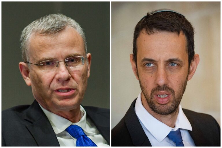 ח"כ אריאל קלנר (מימין) ושר המשפטים יריב לוין (צילומים: יונתן זינדל, אבשלום ששוני/ פלאש 90)