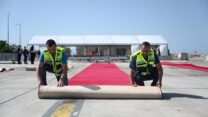 ההכנות לביקורו של נשיא ארה"ב דונלד טראמפ בישראל (צילום: אגף דוברות וקשרי ציבור, משרד הביטחון)