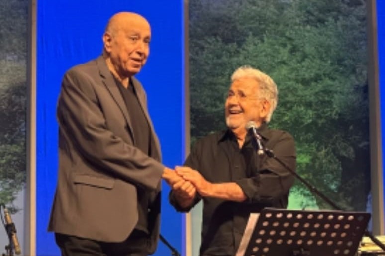 יוסי אלפי וזוהיר בהלול (צילום: המכון היהודי ערבי) יוסי אלפי וזוהיר בהלול (צילום: המכון היהודי ערבי)