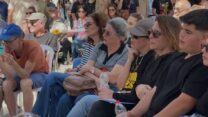 הלווייתו של אליהו מרגלית בניר עוז (צילום: קיבוץ ניר עוז)