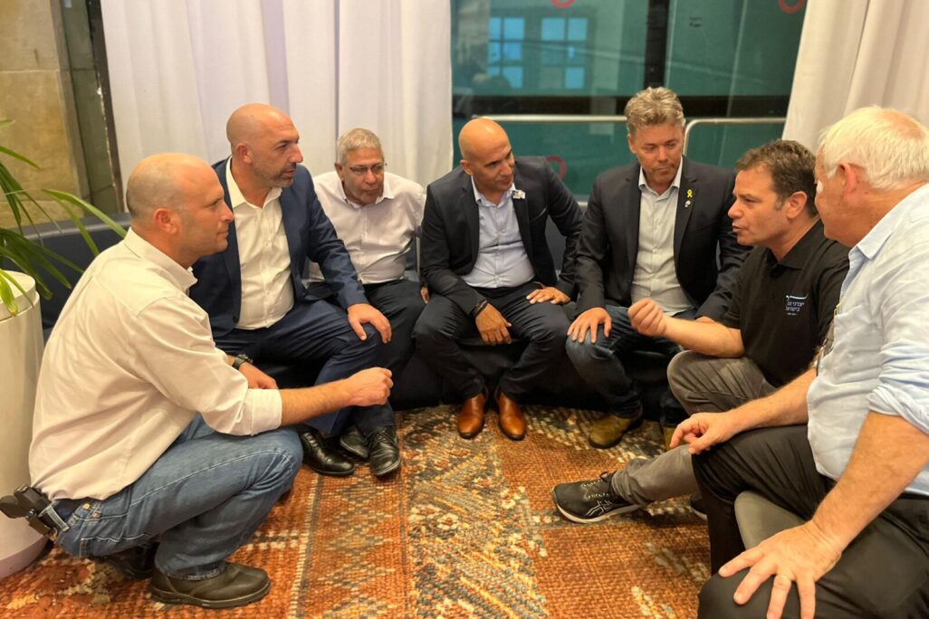 כנס החירום נגד הרפורמה במשק החלב (צילום: התאחדות יצרני החלב)