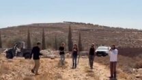 תיעוד מהתקיפה שאירעה על פי דיווחים בכפר מאליק (צילום: שימוש לפי סעיף 27א לחוק זכויות יוצרים)