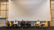 משתתפי כנס עתיד עולם העבודה והבינה המלאכותית שארגנה ההסתדרות במרחב תל אביב (צילום: דוברות ההסתדרות)