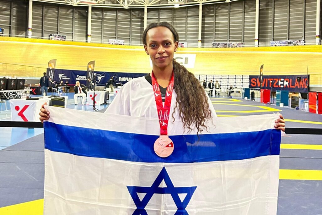 לוחמת הטקוואנדו רבקה באייך (צילום: איגוד הטאקוונדו)
