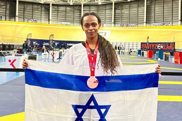 לוחמת הטקוואנדו רבקה באייך (צילום: איגוד הטאקוונדו)