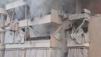 תקיפת צה"ל בביירות (צילום: רשתות חברתיות, לפי סעיף 27א לחוק זכויות היוצרים)