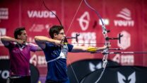 רועי דרור בתחרות בשוויץ (צילום: World Archery)