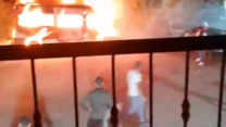 פורעים יהודים בכפר אל-ג'בעה (צילום: שימוש לפי סעיף 27א לחוק זכויות יוצרים)