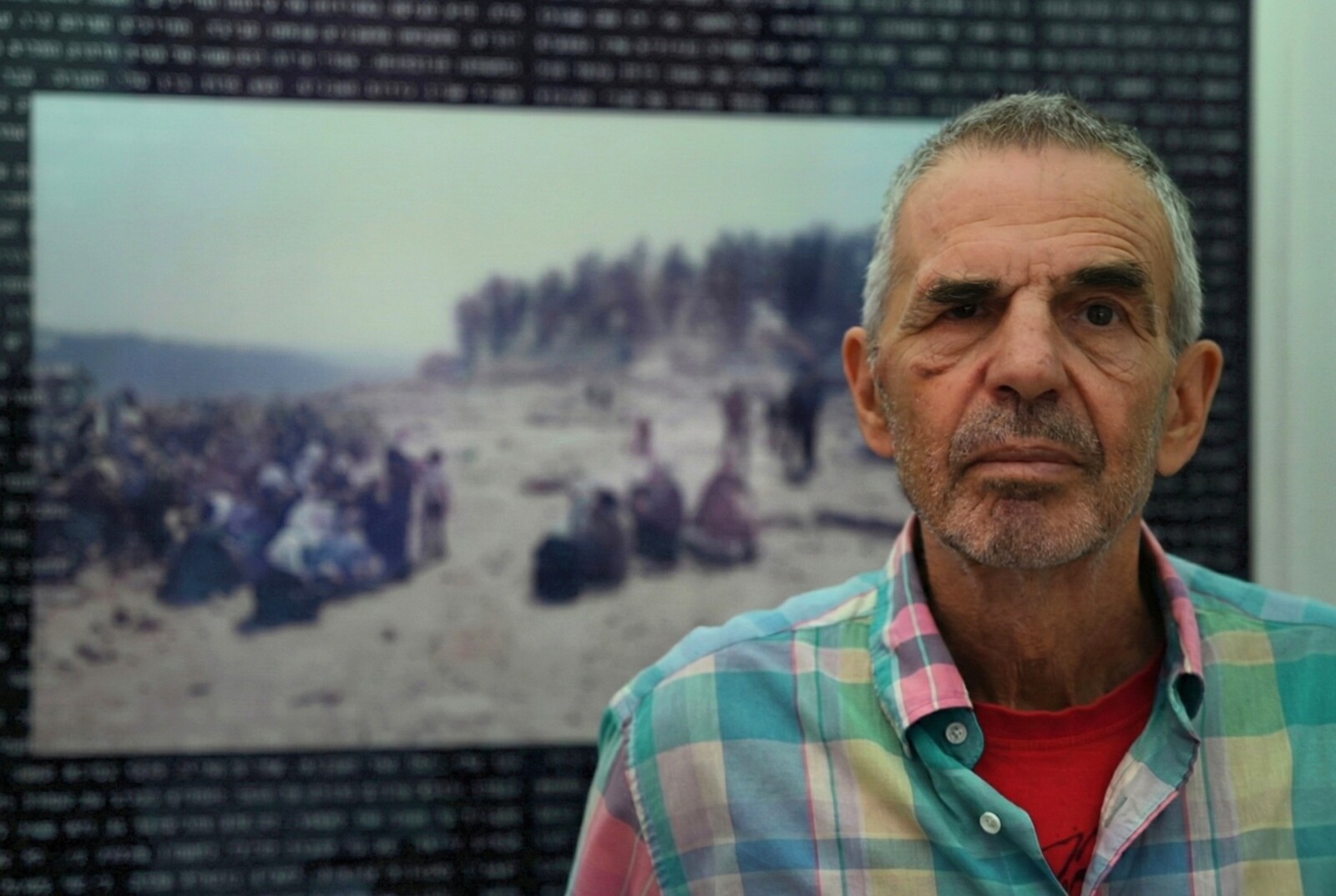 עודד ידעיה, כשבוע לאחר התקיפה (צילום: אור גואטה)