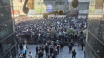 מחאה בטהרן על המצב הכלכלי הקשה, 29 בדצמבר 2025 (צילום: Social Media via ZUMA Press Wire)