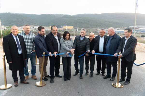 טקס חנוכת הרחבת הנתיבים בכביש 85 (צילום: נתיבי ישראל)