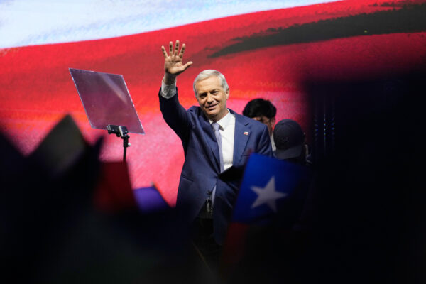 נשיא צ'ילה הנבחר, אנטוניו קאסט (AP Photo/Matias Delacroix)