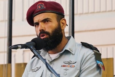 מפקד חטיבת החשמונאים, אלוף-משנה אבינועם אמונה (צילום: דובר צה"ל)