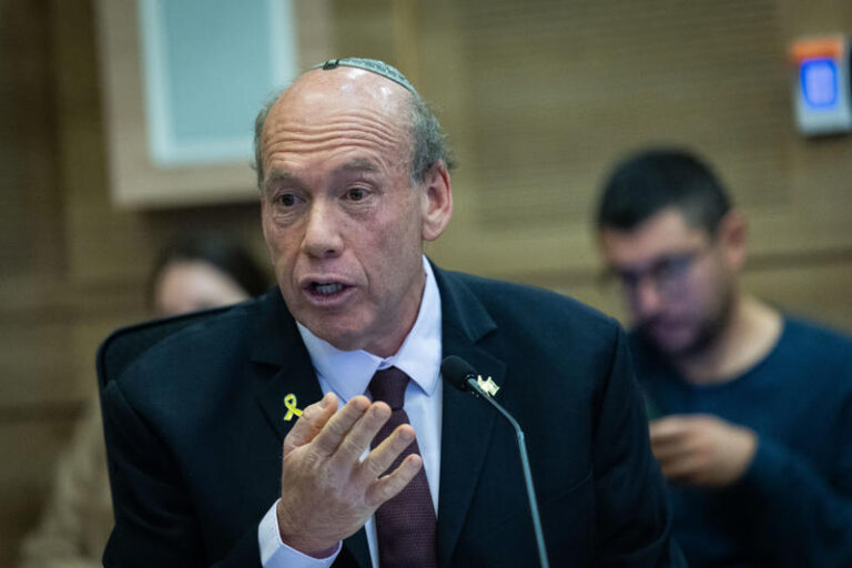 מבקר המדינה מתניהו אנגלמן בכנסת, מרץ 2025 (צילום: חיים גולדברג/פלאש90)