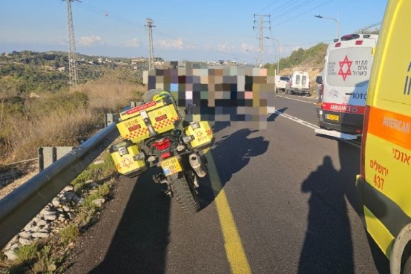 זירת ניסיון פיגוע סמוך בכביש 465, סמוך ליישוב עטרת בבנימין (צילום: דוברות מד"א) זירת ניסיון פיגוע סמוך בכביש 465, סמוך ליישוב עטרת בבנימין (צילום: דוברות מד"א)