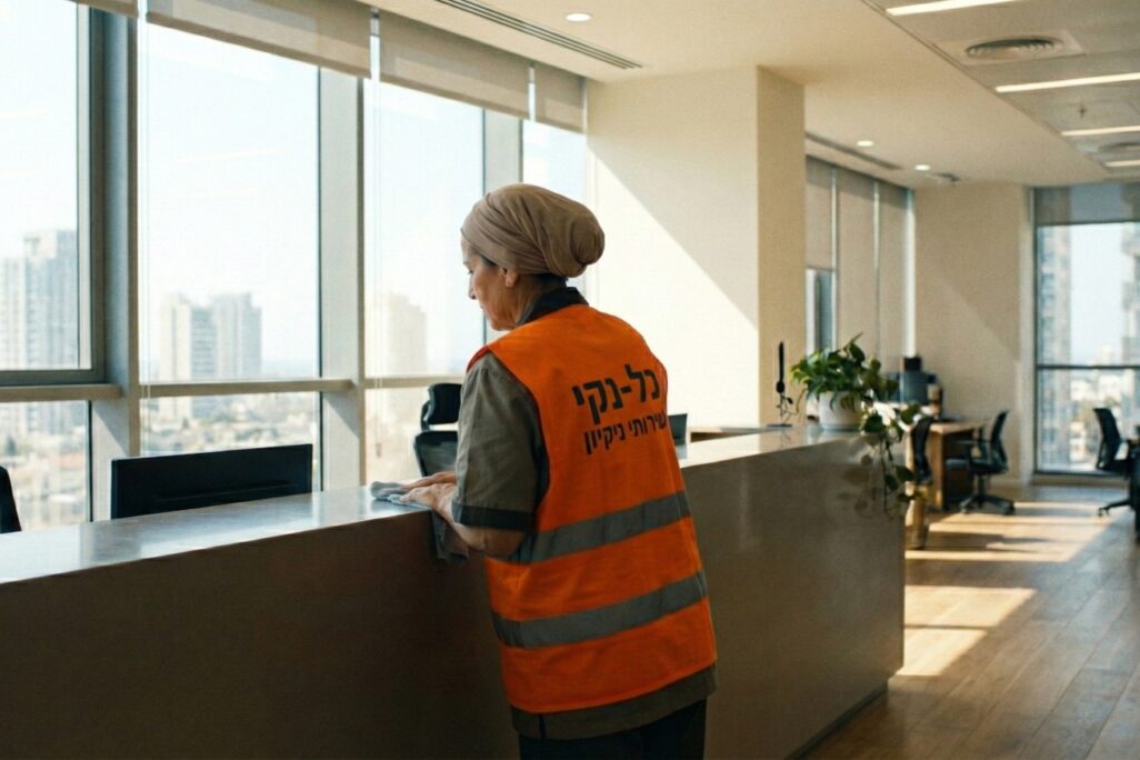 עובדת ניקיון (צילום: נוצר באמצעות שימוש בכלי בינה מלאכותית) עובדת ניקיון (צילום: נוצר באמצעות שימוש בכלי בינה מלאכותית)
