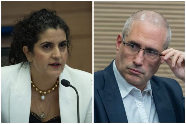 יו"ר ועדת הכספים ח"כ חנוך מילביצקי והיועצת המשפטית לכנסת עו"ד שגית אפיק (צילום: פלאש90)