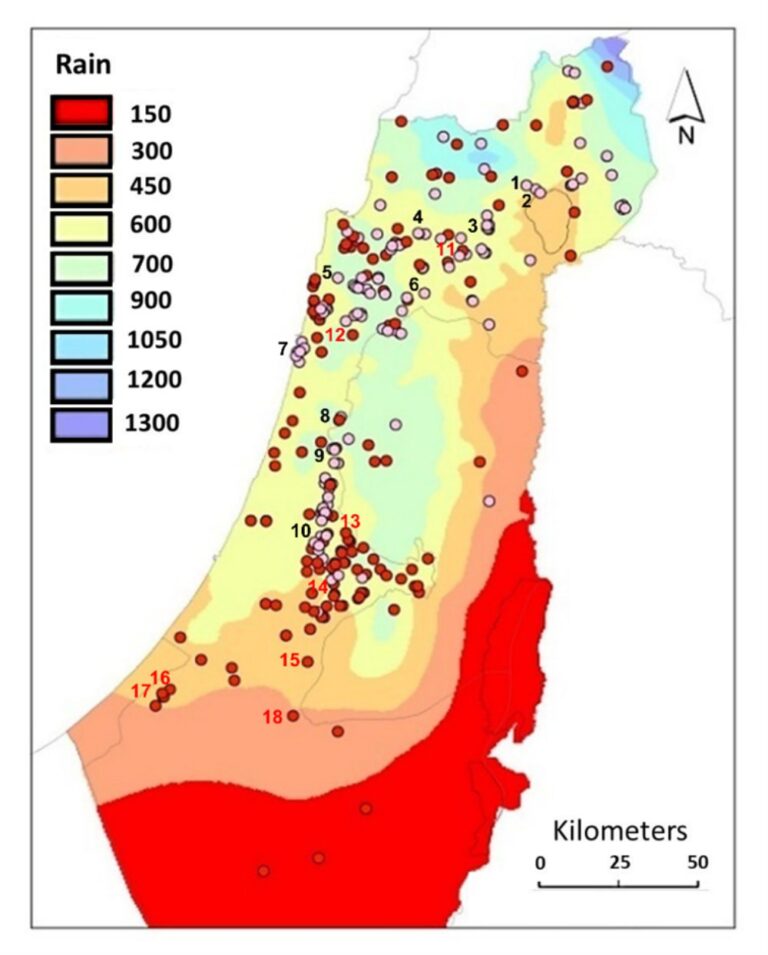 מפת הכלניות החדשה (אוניברסיטת תל אביב)