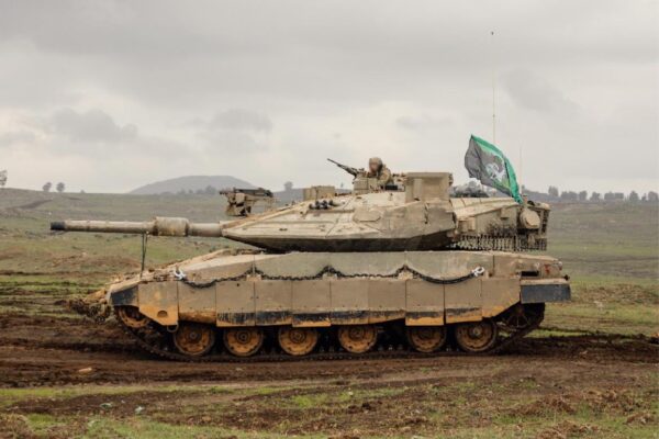 תרגיל חטיבת השיריון 401 בגבול הצפון (צילום: דובר צה"ל)
