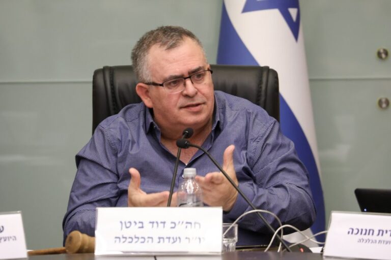 יו"ר ועדת הכלכלה של הכנסת, ח"כ דוד ביטן (צילום: דוברות הכנסת, דני שם טוב)