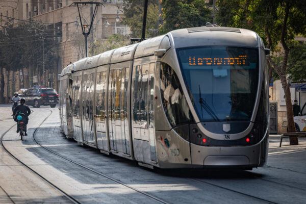 הרכבת הקלה בירושלים, נובמבר 2025 (צילום: נתי שוחט/פלאש90)