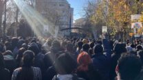 הפגנה באוניברסיטת טהרן, 30 בדצמבר 2025 (צילום: מרשתות חברתיות)