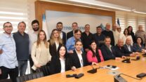 מעמד חתימת ההסכם בחברת נגה (צילום: יסמין גיל דוברות ההסתדרות)