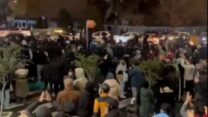 מפגינים באיראן (צילום: מרשתות חברתיות)
