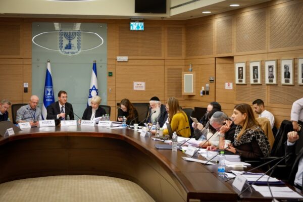 הדיון בוועדת החוץ והביטחון של הכנסת (צילום: צילום: דוברות הכנסת, /נועם מושקוביץ)