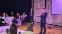 ראש עיריית באר שבע רוביק דנילוביץ' ב'כנס הרעיונאות' לקידום תעסוקה של אנשים עם מוגבלות בבאר שבע (צילום: ניצן צבי כהן)