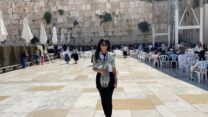ג'וליאנה טימוראזי בכותל המערבי (צילום: אלבום פרטי)