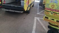זירת תאונת העבודה (צילום: תיעוד מבצעי מד"א)